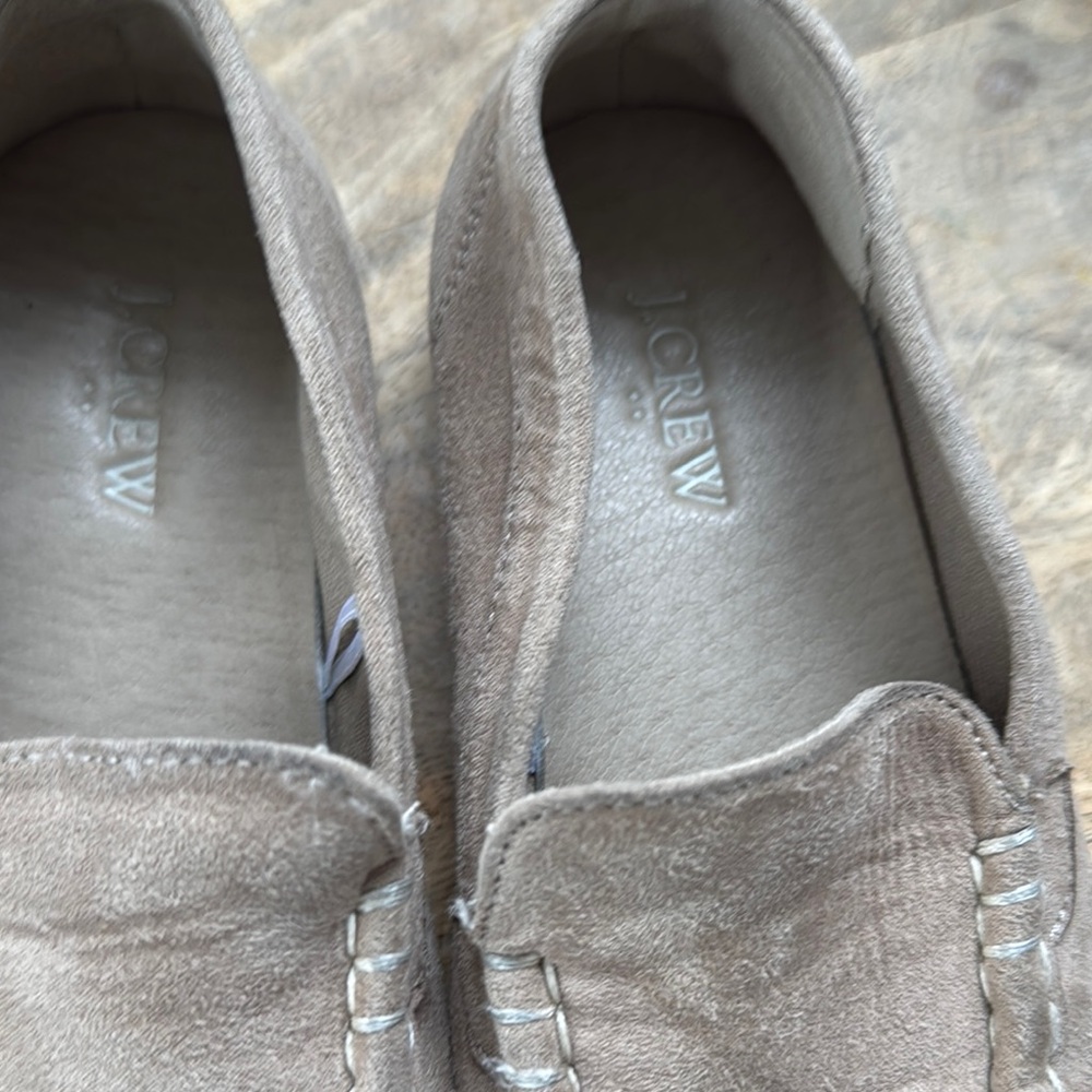 Kids Suede Loafers - Beige - Picture 2 of 4